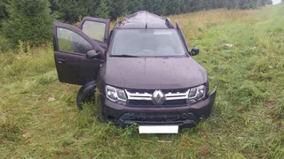 Два пассажира пострадали в Вологодской области в вылетевшей в кювет иномарке