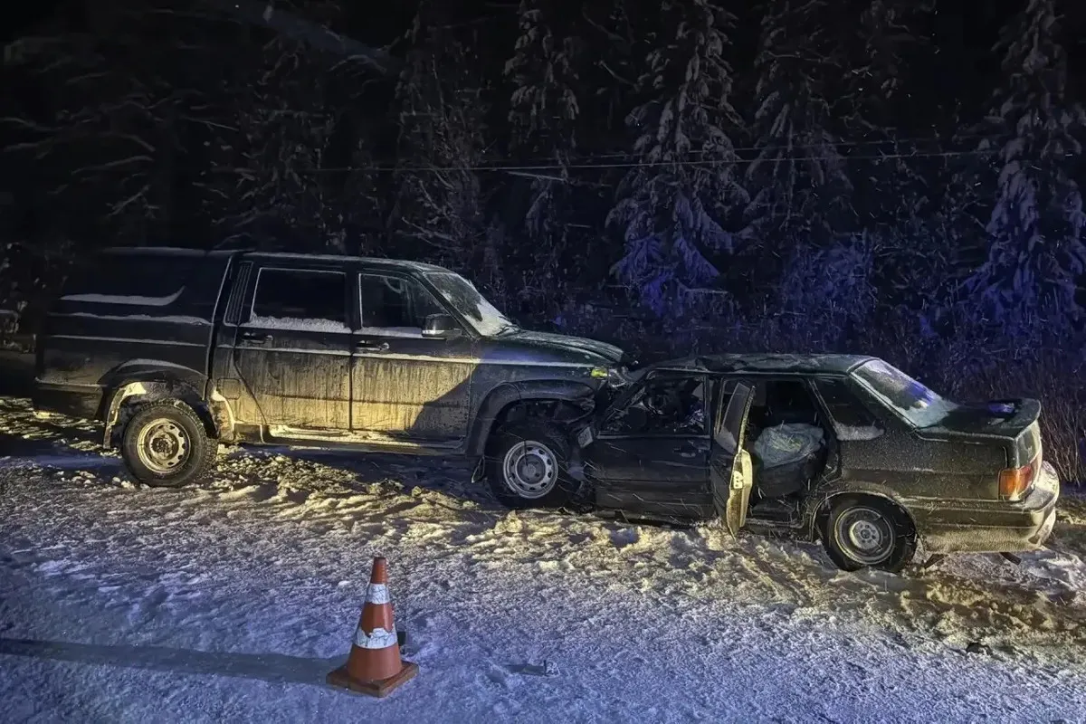 В Вологодской области столкновение двух автомобилей привело к гибели человека
