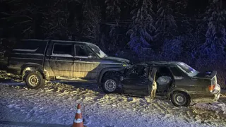 В Вологодской области столкновение двух автомобилей привело к гибели человека
