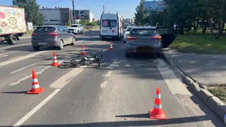 В Вологде женщина за рулем Kia Rio сбила пешехода на пешеходном переходе