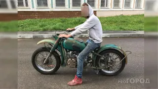 Мотоциклист врезался в дорожный знак в Череповце