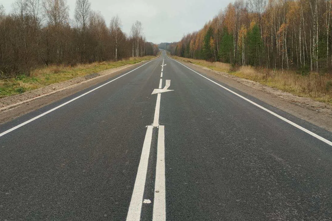 В Вологодской области открылось движение по обновленным дорогам после досрочного ремонта