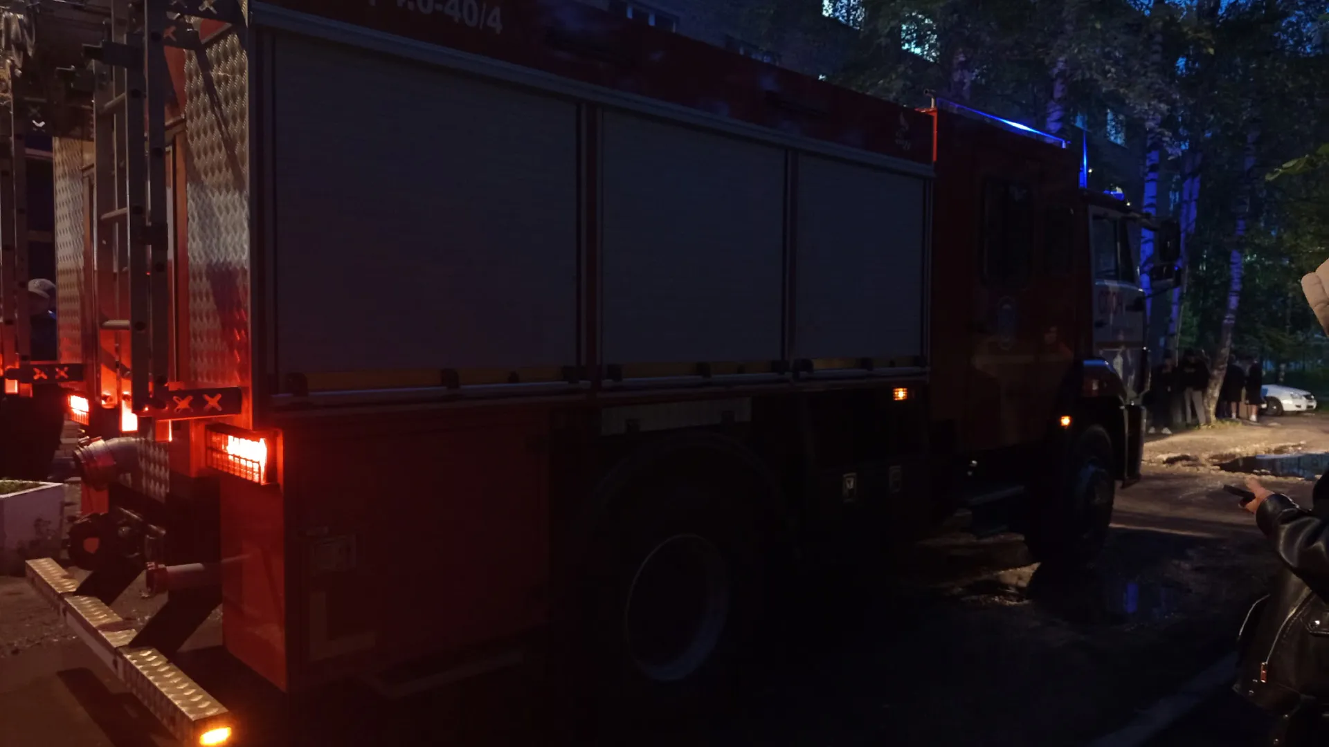 Вологжанин попал в больницу из-за пожара