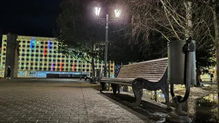В Вологодском парке смонтировали новое освещение