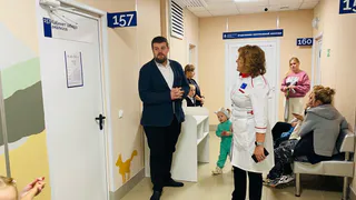 Детское отделение открыли в Вологодской городской поликлинике № 4