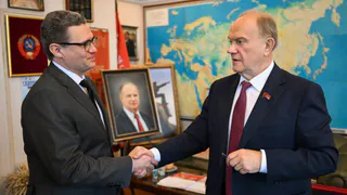 Губернатор Вологодской области провел встречу с лидером партии КПРФ Геннадием Зюгановым