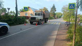 В Вологодской области грузовик сбил девятилетнего ребенка