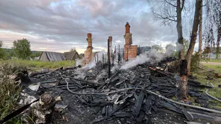 На Волгодчине в Великоустюгском округе спасли женщину из горящего дома