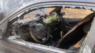 11 пожарных тушили в Вологде загоревшийся «Форд»