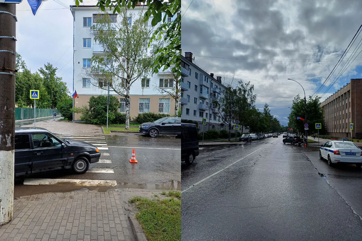 В Вологде водитель "ВАЗа" сбил велосипедистку