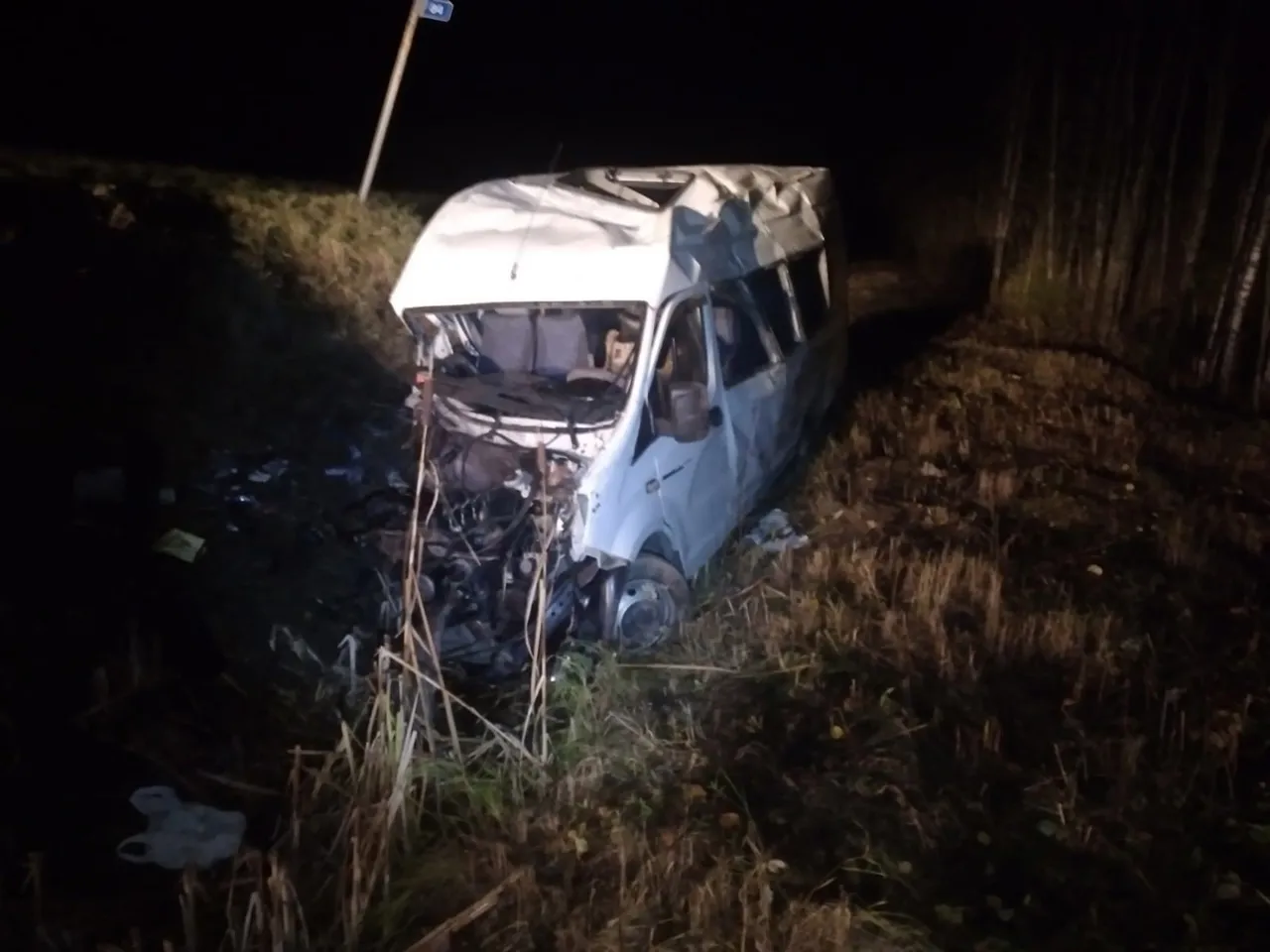 Два человека погибли и четверо пострадали в аварии в Вологодской области