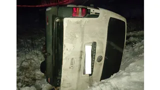 В опрокинувшемся в Вологодской области микроавтобусе пострадали три пассажира