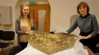 В музей Вологодской области вернулась позолоченная скульптура ангела после реставрации