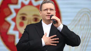 Губернатор Вологодской области посетил фестиваль "Небо славян"