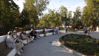В Вологде завершили благоустройство бульвара на проспекте Победы