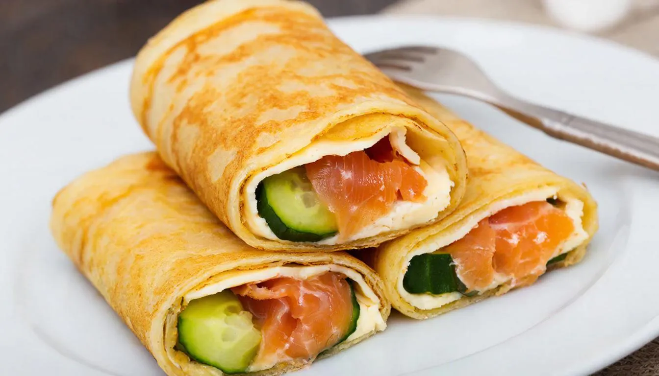 Масленица: блинчики с нежной красной рыбой и сыром, которые тают во рту